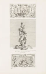 Ornament Panel Depicting the Abduction of Hélène, pl. 24 in Oeuvre de Juste-Aurèle Meissonnier